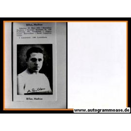 Autogramm Fussball | DFB | 1930er Foto Druck | Mathias BILLEN (Portrait SW)