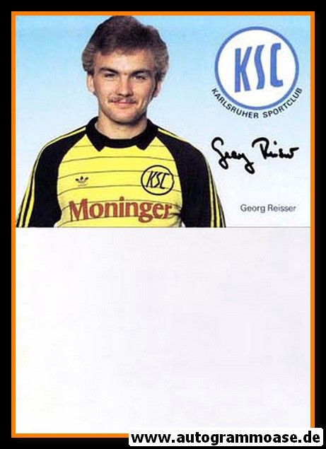 Autogramm Fussball | Karlsruher SC | 1984 | Georg REISSER