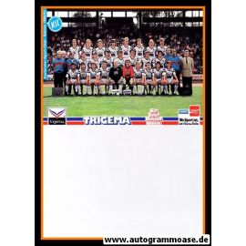 Mannschaftskarte Fussball | Karlsruher SC | 1990