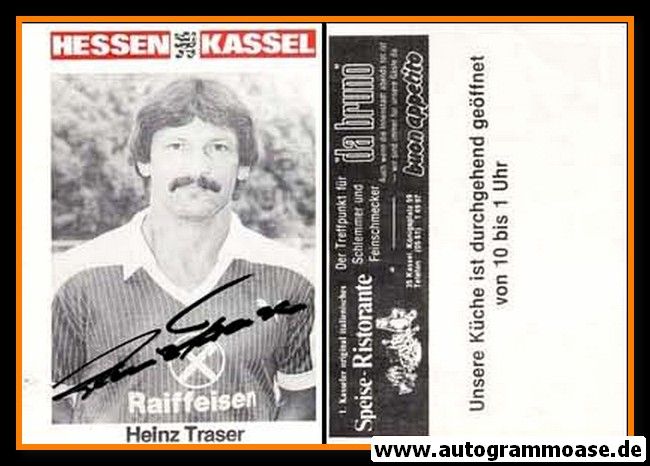 Autogramm Fussball | KSV Hessen Kassel | 1980 | Heinz TRASER