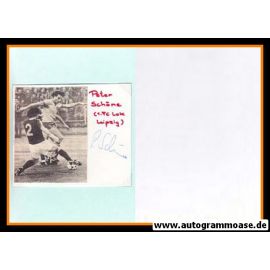 Autogramm Fussball | Lokomotive Leipzig | 1980er | Peter SCHÖNE (Spielszene SW)