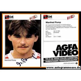 Autogramm Fussball | Bayer Leverkusen | 1983 | Manfred POMP