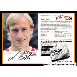 Autogramm Fussball | Bayer Leverkusen | 1984 | Anders GISKE