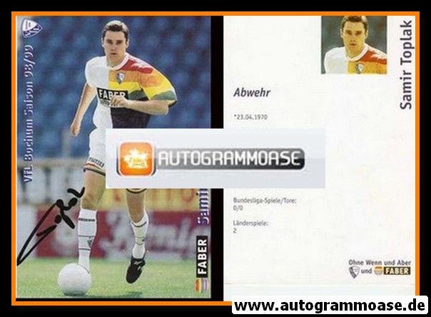 Autogramm Fussball | VfL Bochum | 1998 | Samir TOPLAK