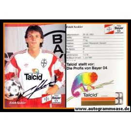 Autogramm Fussball | Bayer Leverkusen | 1991-2 | Erich SECKLER