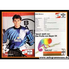 Autogramm Fussball | Bayer Leverkusen | 1991-2 | Dirk HEINEN