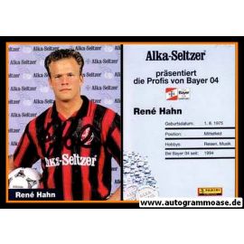 Autogramm Fussball | Bayer Leverkusen | 1995 | Rene HAHN