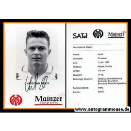 Autogramm Fussball | FSV Mainz 05 | 1995 | Christian HOCK