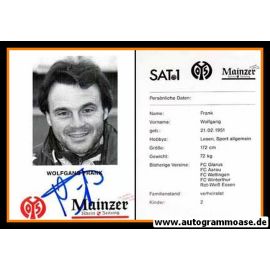 Autogramm Fussball | FSV Mainz 05 | 1995 | Wolfgang FRANK