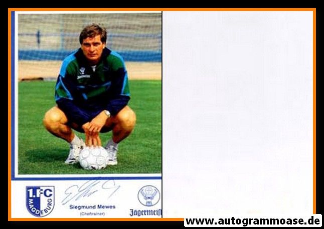 Autogramm Fussball | 1. FC Magdeburg | 1990 | Siegmund MEWES