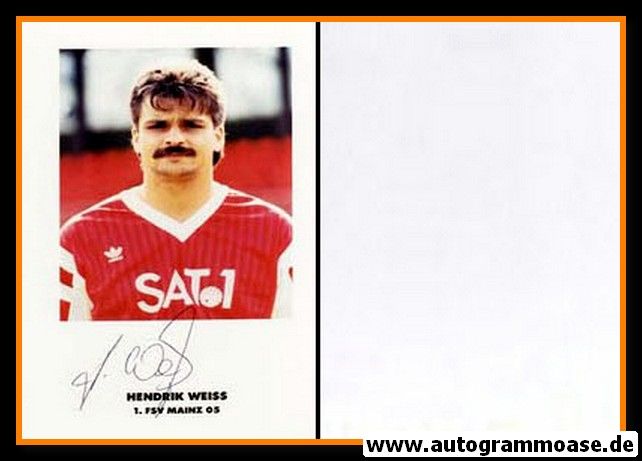 Autogramm Fussball | FSV Mainz 05 | 1990 | Hendrik WEISS