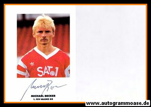 Autogramm Fussball | FSV Mainz 05 | 1990 | Michael BECKER