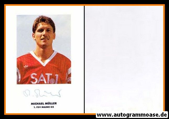 Autogramm Fussball | FSV Mainz 05 | 1990 | Michael MÜLLER