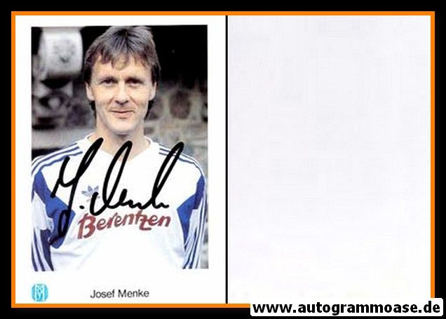 Autogramm Fussball | SV Meppen | 1991 | Josef MENKE