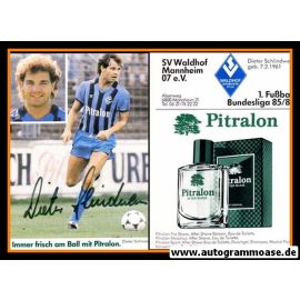 Autogramm Fussball | SV Waldhof Mannheim | 1985 | Dieter SCHLINDWEIN