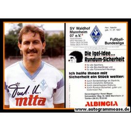 Autogramm Fussball | SV Waldhof Mannheim | 1987 | Valentin HERR