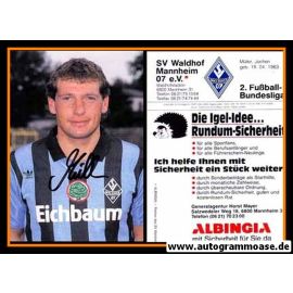 Autogramm Fussball | SV Waldhof Mannheim | 1990 | Jochen M&Uuml;LLER