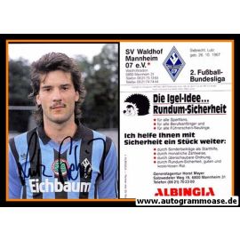 Autogramm Fussball | SV Waldhof Mannheim | 1990 | Lutz SIEBRECHT