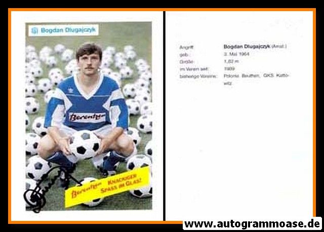 Autogramm Fussball | SV Meppen | 1990 | Bogdan DLUGAJCZYK