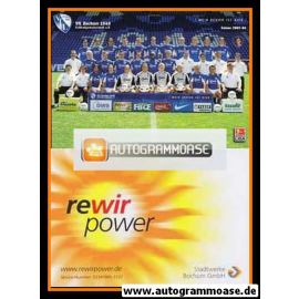 Mannschaftskarte Fussball | VfL Bochum | 2005
