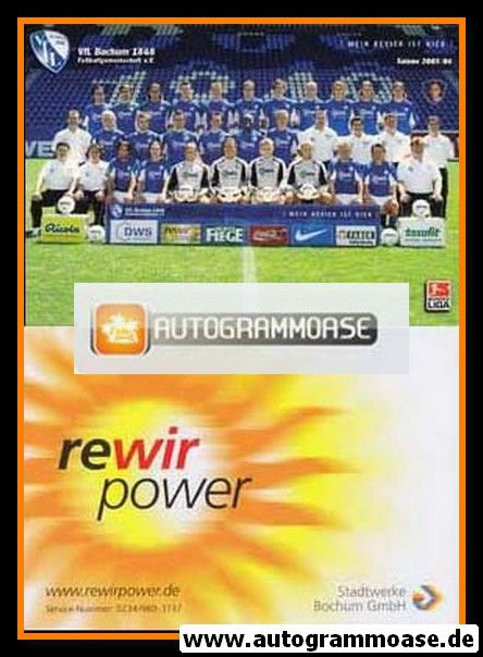 Mannschaftskarte Fussball | VfL Bochum | 2005
