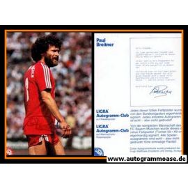 Autogramm Fussball | FC Bayern München | 1980er | Paul BREITNER (Ligra) _