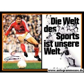 Autogramm Fussball | FC Bayern München | 1980er | Wolfgang DREMMLER (Adidas)