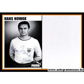 Autogramm Fussball | FC Bayern München | 1960er Retro | Hans NOWAK (Portrait SW Puma)