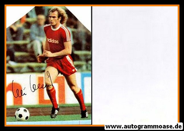 Autogramm Fussball | FC Bayern München | 1970er | Uli HOENESS (Spielszene Color)