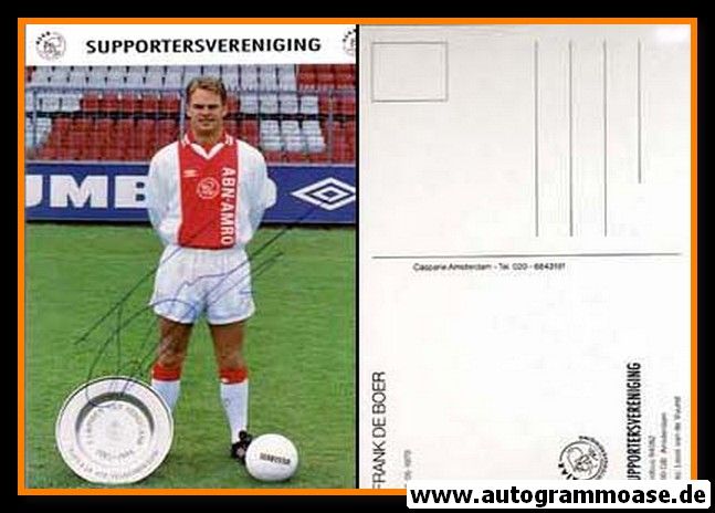 Autogramm Fussball | AFC Ajax Amsterdam | 1994 | Frank DE BOER