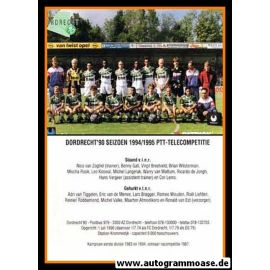 Mannschaftskarte Fussball | FC Dordrecht | 1994