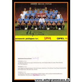 Mannschaftskarte Fussball | Fortuna Sittard | 1988 + AG Roger REIJNERS