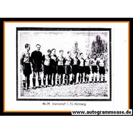 Mannschaftsbild Fussball | 1. FC Nürnberg | 1950er + AG Gunther BAUMANN