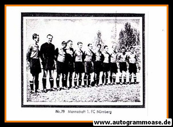 Mannschaftsbild Fussball | 1. FC Nürnberg | 1950er + AG Gunther BAUMANN