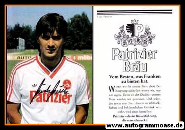 Autogramm Fussball | 1. FC Nürnberg | 1986 | Günter GÜTTLER