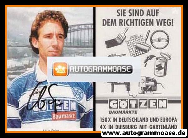 Autogramm Fussball | MSV Duisburg | 1997 | Uwe SPIES