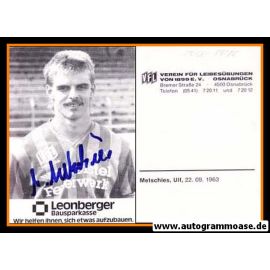 Autogramm Fussball | VfL Osnabrück | 1986 | Ulf METSCHIES