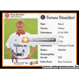 Autogramm Fussball | Fortuna Düsseldorf | 1994 | Andrzej BUNCOL