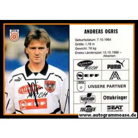 Autogramm Fussball | Österreich | 1995 | Andreas OGRIS