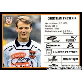 Autogramm Fussball | Österreich | 1995 | Christian PROSENIK