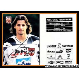 Autogramm Fussball | Österreich | 1996 | Wolfgang FEIERSINGER