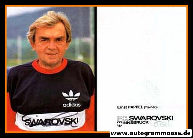 Autogramm Fussball | FC Swarowski Tirol Innsbruck | 1990 | Ernst HAPPEL