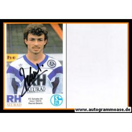 Autogramm Fussball | FC Schalke 04 | 1989 | Rachid BELARBI