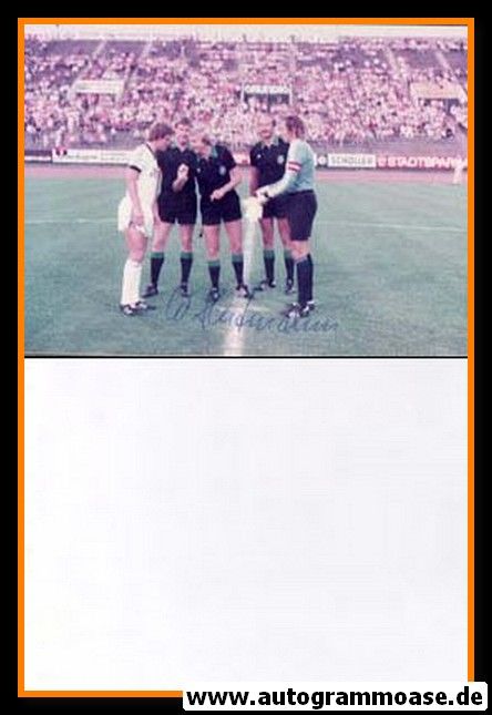 Autogramm Fussball | Schiedsrichter | 1980er Foto | Wilfried HEITMANN (Anstoss)