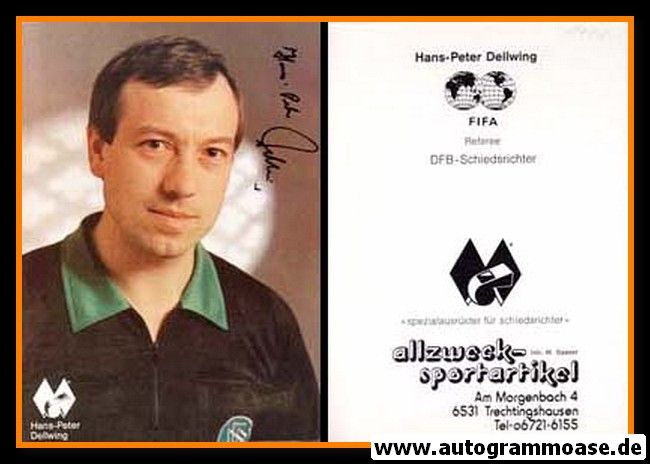 Autogramm Fussball | Schiedsrichter | 1994 FIFA | Hans-Peter DELLWING