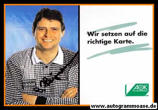 Autogramm Fussball | Schiedsrichter | 1996 AOK | Bernd HEYNEMANN
