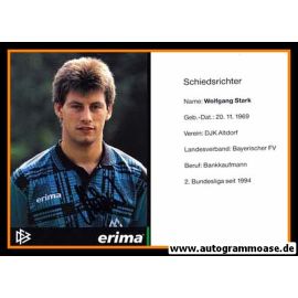 Autogramm Fussball | Schiedsrichter | 1997 Erima | Wolfgang STARK