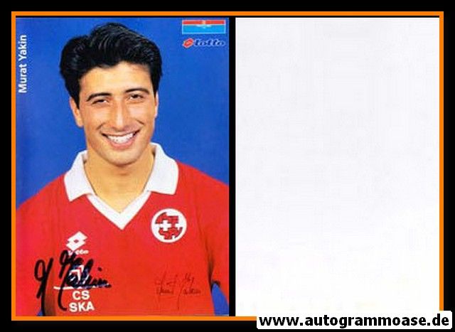 Autogramm Fussball | Schweiz | 1996 Lotto | Murat YAKIN