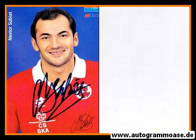 Autogramm Fussball | Schweiz | 1996 Lotto | Nestor SUBIAT