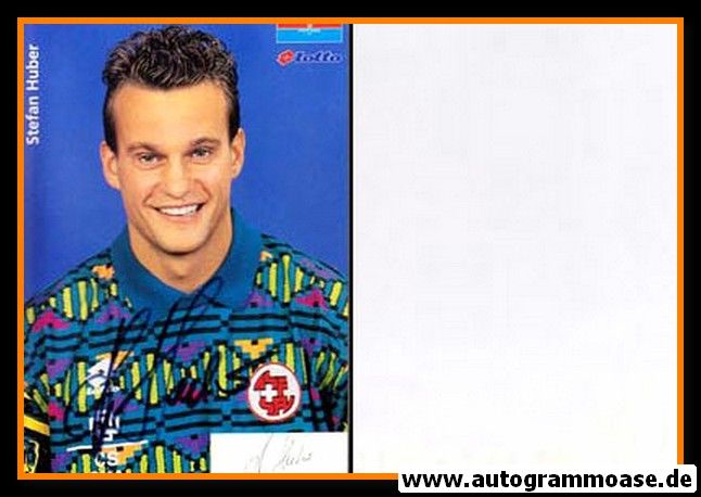 Autogramm Fussball | Schweiz | 1996 Lotto | Stefan HUBER